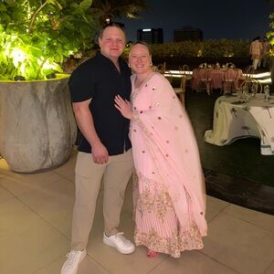 Pink Embroidered Lehenga Choli